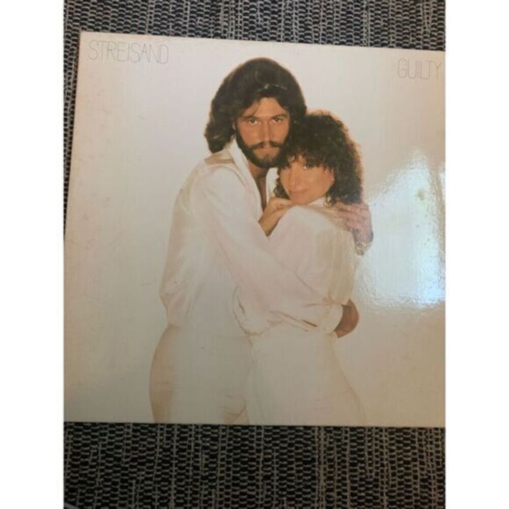 Barbra Streisand and Barry Gibb Guilty Vinyl Record Album